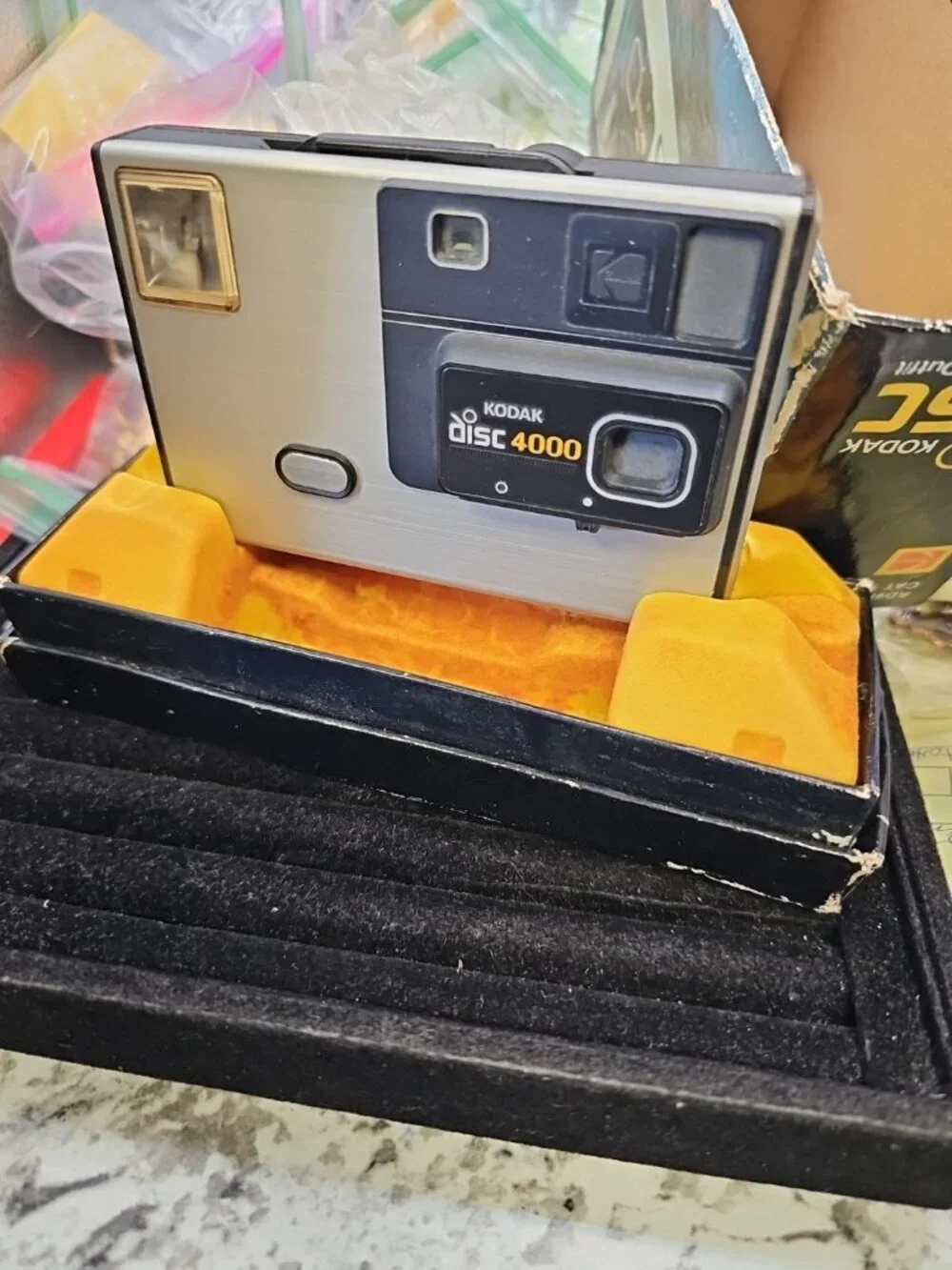 kodak disc 4000 Still With Box  Papers Incl. Box In Rough Shape See Photos
